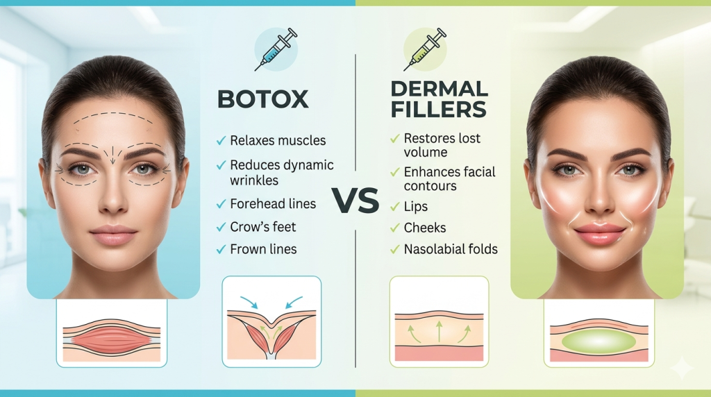 Botox vs Fillers
