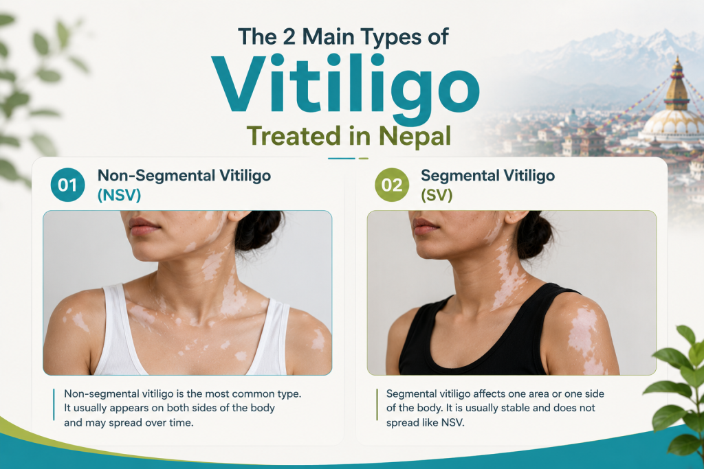 Types of Vitiligo Treated in Nepal