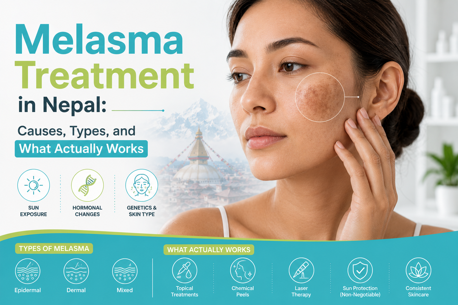 Melasma Treatment in Nepal: Causes, Types, and What Actually Works